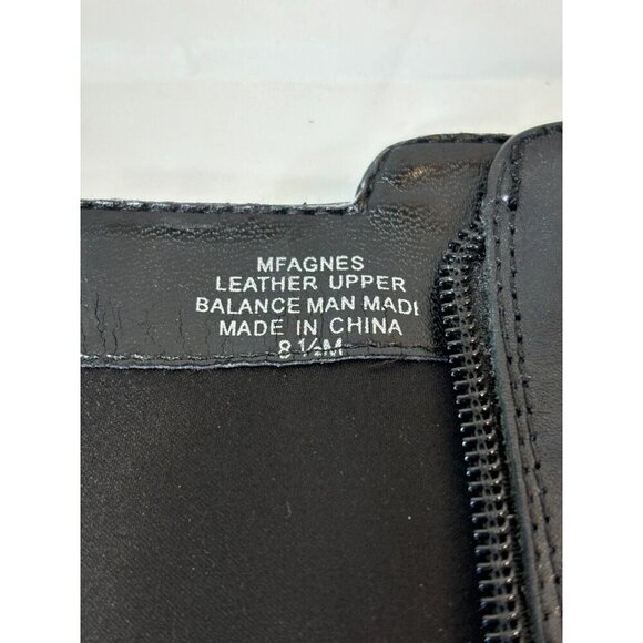 Marc Fisher Agnes Black Leather Boots Size 8.5 M - Picture 13 of 13